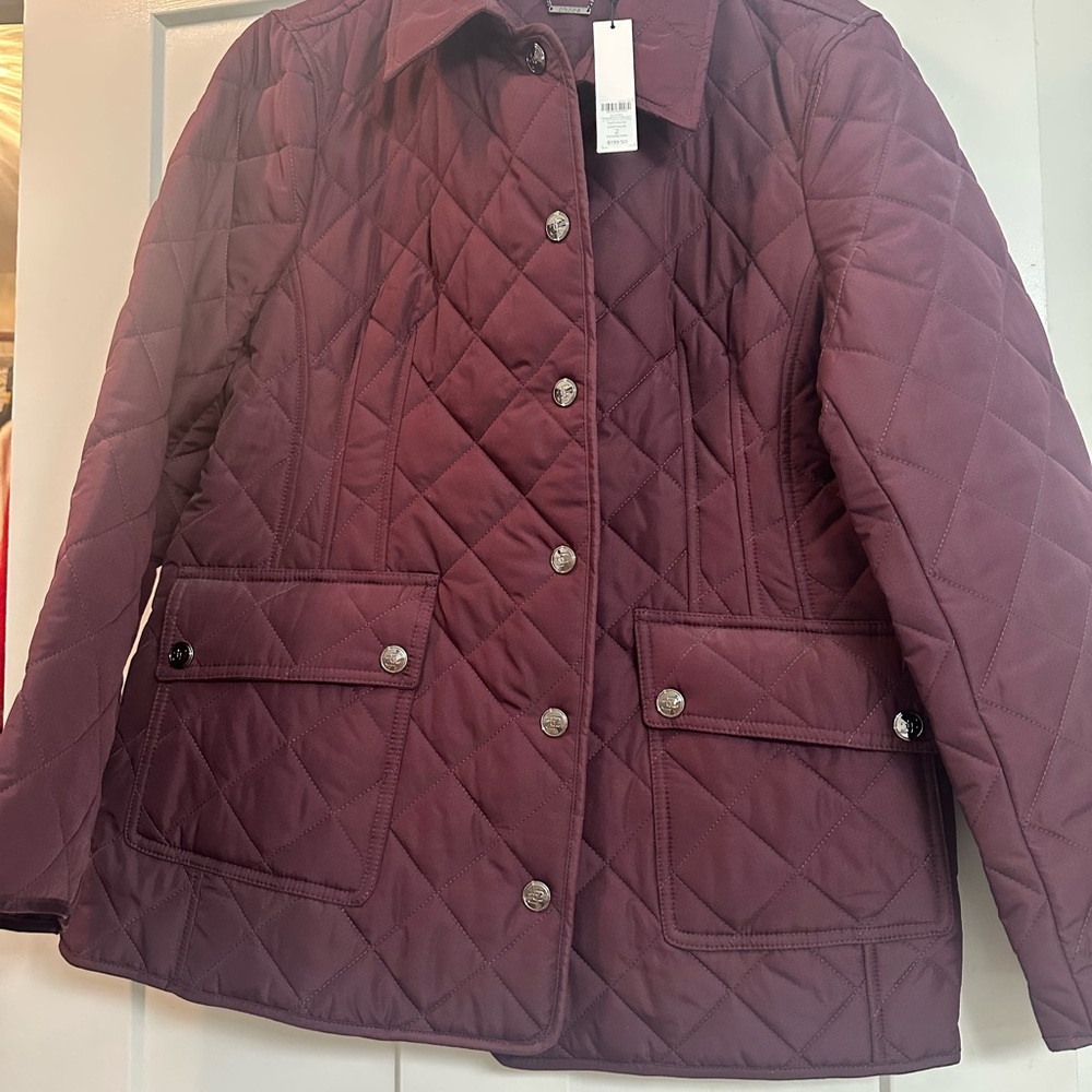 Women's Quilted Jacket - Purple